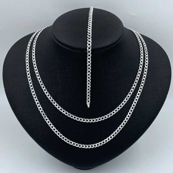 Pulseira de prata grummet